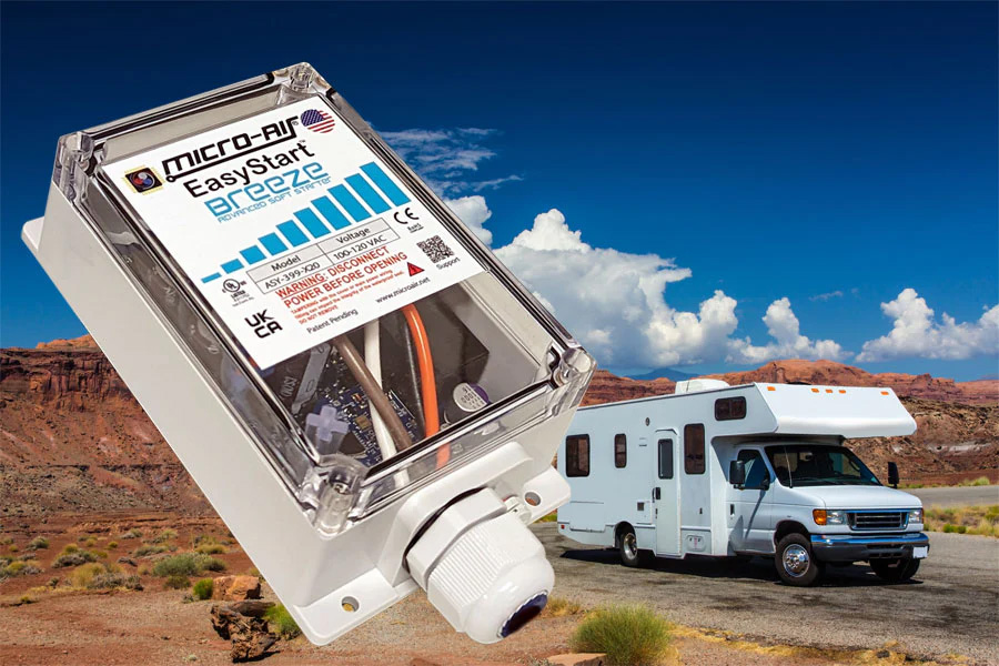 MicroAir EasyStart Breeze Soft Starter for RV and Marine Air Conditioning Systems