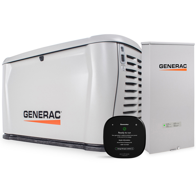 Generac 28kW Home Generator with Transfer Switch 